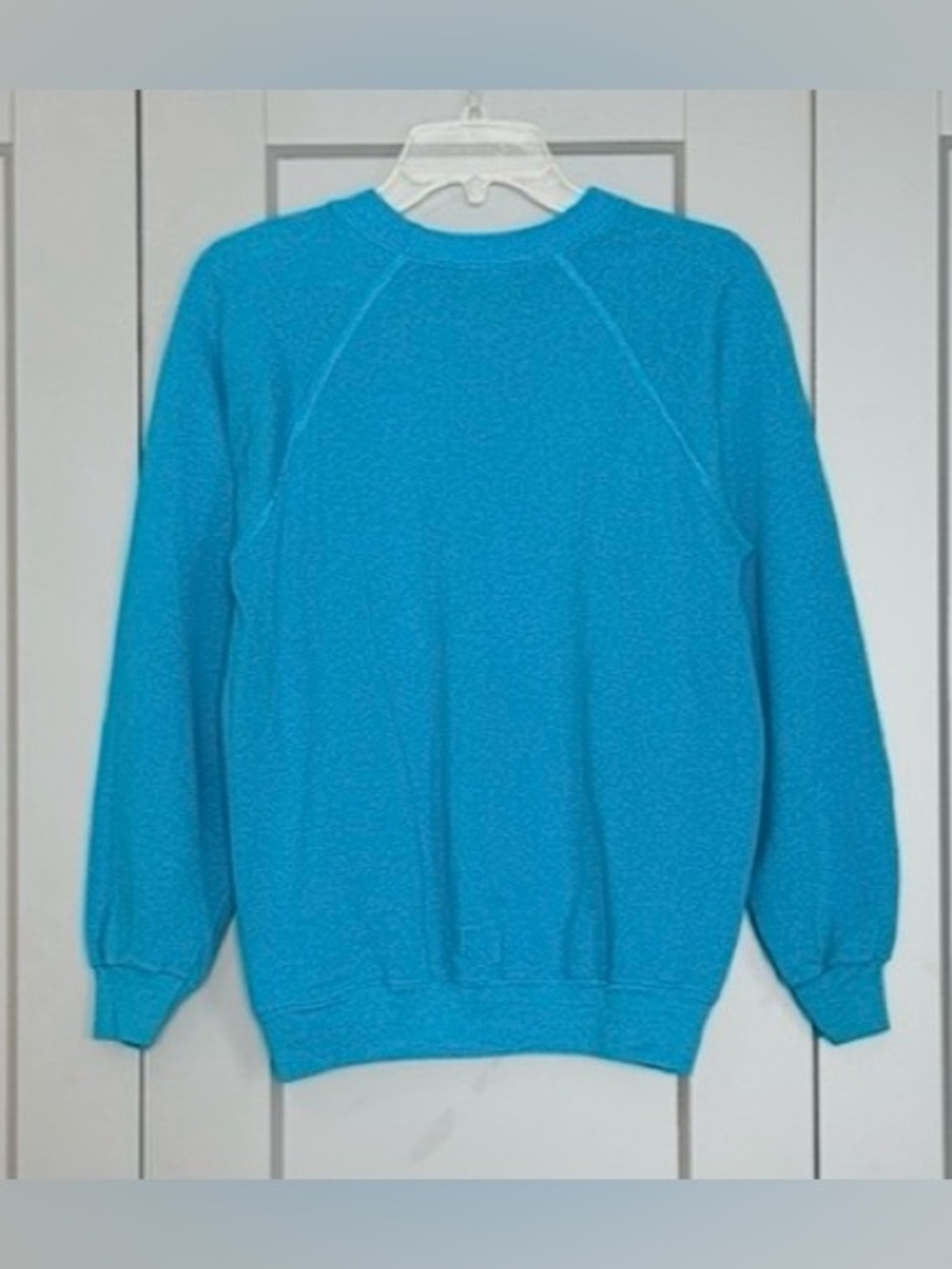 Vintage 1980s/90s Goose Appliqué Sweatshirt Hanes 50/50 Blue Women’s Size Medium - Picture 2 of 7